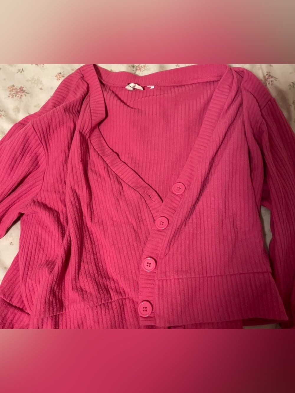 Pink Pacsun cardigan size small